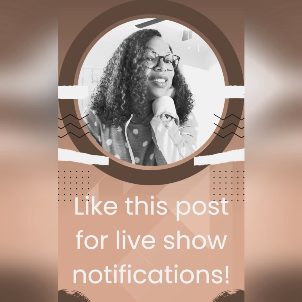 Like this post for my live show notifications!!